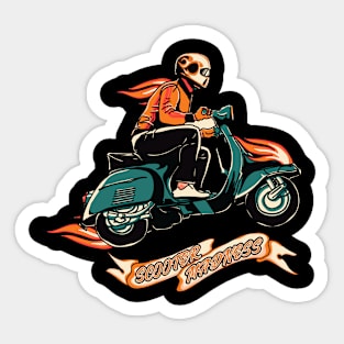 Scooter Madness Sticker